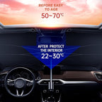 Portable Car Umbrella | Car Windshield Sun Shade