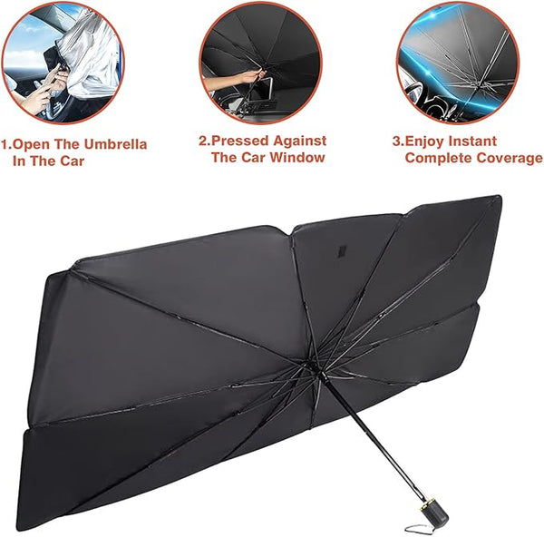 Portable Car Umbrella | Car Windshield Sun Shade